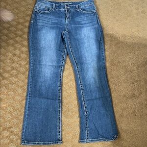 Maurices Flare & Wide Leg Blue Jeans